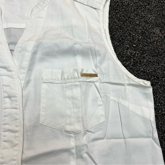 Michael Kors White Sleeveless Blouse - Picture 2 of 7